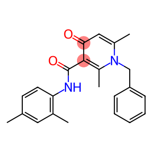 1-Benzyl-1,4-dihydro-2,6-dimethyl-N-(2,4-dimethylphenyl)-4-oxopyridine-3-carboxamide