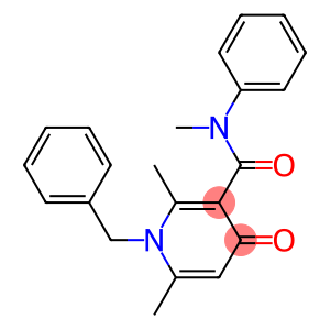 1-Benzyl-1,4-dihydro-2,6-dimethyl-N-methyl-N-phenyl-4-oxopyridine-3-carboxamide