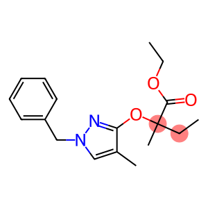 2-[[(1-Benzyl-4-methyl-1H-pyrazol)-3-yl]oxy]-2-methylbutanoic acid ethyl ester