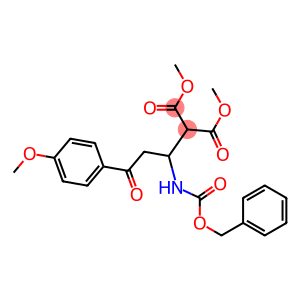 2-[1-[(Benzyloxycarbonyl)amino]-3-oxo-3-(4-methoxyphenyl)propyl]malonic acid dimethyl ester