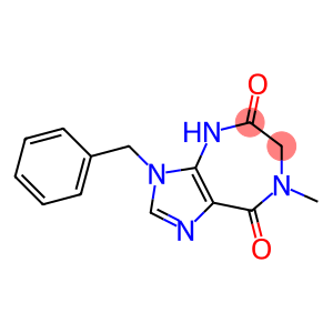 3-Benzyl-4,7-dihydro-7-methyl-6H-imidazo[4,5-e][1,4]diazepine-5,8-dione