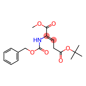 2-[[(Benzyloxy)carbonyl]amino]-2-pentenedioic acid 5-tert-butyl 1-methyl ester