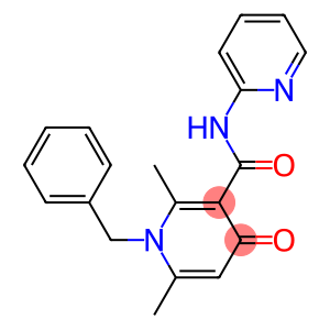 1-Benzyl-1,4-dihydro-2,6-dimethyl-N-(2-pyridinyl)-4-oxopyridine-3-carboxamide