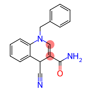 1-Benzyl-3-carbamoyl-4-cyano-1,4-dihydroquinoline