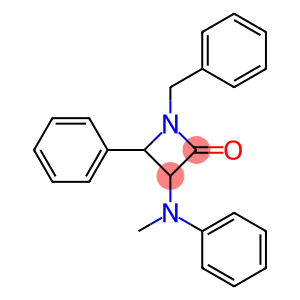 1-Benzyl-3-(methylphenylamino)-4-phenylazetidin-2-one