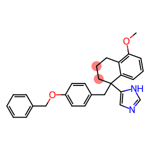 1-(4-Benzyloxybenzyl)-5-methoxy-1-(1H-imidazol-5-yl)-1,2,3,4-tetrahydronaphthalene