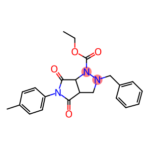 3-Benzyl-7-(4-methylphenyl)-6,8-dioxo-2,3,7-triazabicyclo[3.3.0]octane-2-carboxylic acid ethyl ester