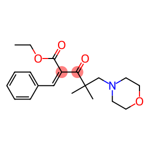 2-(Benzylidene)-3-oxo-4,4-dimethyl-5-morpholinopentanoic acid ethyl ester