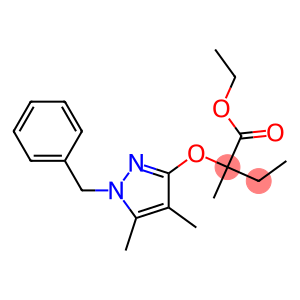 2-[[(1-Benzyl-4,5-dimethyl-1H-pyrazol)-3-yl]oxy]-2-methylbutanoic acid ethyl ester