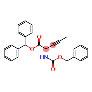 2-Benzyloxycarbonylamino-3-pentynoic acid diphenylmethyl ester