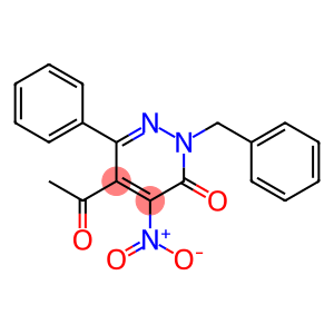 2-Benzyl-4-nitro-5-acetyl-6-phenylpyridazin-3(2H)-one