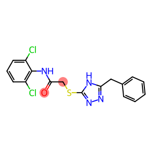 2-[[5-Benzyl-4H-1,2,4-triazol-3-yl]thio]-2',6'-dichloroacetoanilide