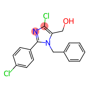 1-Benzyl-2-(4-chlorophenyl)-4-chloro-5-hydroxymethyl-1H-imidazole