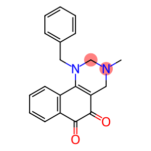 1-Benzyl-3-methyl-1,2,3,4-tetrahydrobenzo[h]quinazoline-5,6-dione