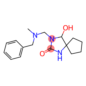 3-[[Benzyl(methyl)amino]methyl]-4-hydroxy-2-oxo-1,3-diazaspiro[4.4]nonane