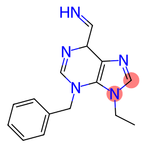 (3-Benzyl-9-ethyl-3,6-dihydro-9H-purine)-6-methanimine