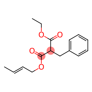 2-Benzylmalonic acid 1-ethyl 3-[(E)-2-butenyl] ester