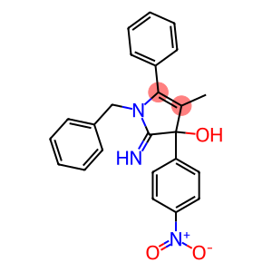 1-Benzyl-5-imino-3-methyl-4-(4-nitrophenyl)-2-phenyl-4,5-dihydro-1H-pyrrol-4-ol