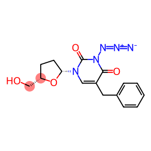 5-[Benzyl]-3-azido-2',3'-dideoxyuridine