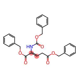 2-[[(Benzyloxy)carbonyl]amino]-2-pentenedioic acid dibenzyl ester