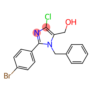 1-Benzyl-2-(4-bromophenyl)-4-chloro-5-hydroxymethyl-1H-imidazole