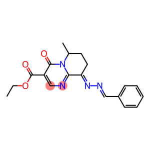 9-[2-(Benzylidene)hydrazono]-6-methyl-6,7,8,9-tetrahydro-4-oxo-4H-pyrido[1,2-a]pyrimidine-3-carboxylic acid ethyl ester