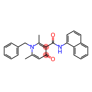 1-Benzyl-1,4-dihydro-2,6-dimethyl-N-(1-naphtyl)-4-oxopyridine-3-carboxamide