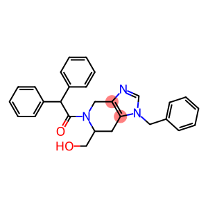 1-(Benzyl)-4,5,6,7-tetrahydro-6-hydroxymethyl-5-diphenylacetyl-1H-imidazo[4,5-c]pyridine