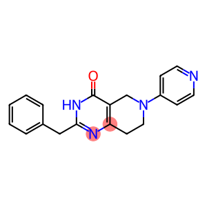 2-Benzyl-6-(4-pyridinyl)-5,6,7,8-tetrahydropyrido[4,3-d]pyrimidin-4(3H)-one