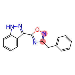 3-benzyl-5-(1H-indazol-3-yl)-1,2,4-oxadiazole