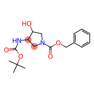 benzyl 3-(tert-butoxycarbonylaMino)-4-hydroxypyrrolidine-1-carboxylate