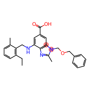 1-((benzyloxy)Methyl)-4-((2-ethyl-6-Methylbenzyl)aMino)-2-Methyl-1H-benzo[d]iMidazole-6-carboxylic acid