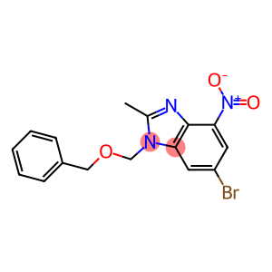 1-((benzyloxy)Methyl)-6-broMo-2-Methyl-4-nitro-1H-benzo[d]iMidazole