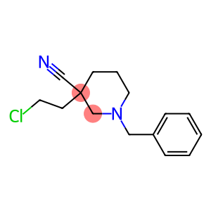 1-benzyl-3-(2-chloroethyl)piperidine-3-carbonitrile