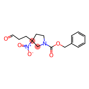 benzyl 3-nitro-3-(3-oxopropyl)pyrrolidine-1-carboxylate