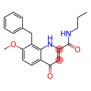 8-benzyl-7-Methoxy-4-oxo-N-propyl-1,4-dihydroquinoline-2-carboxaMide