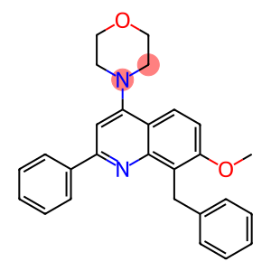 4-(8-benzyl-7-Methoxy-2-phenylquinolin-4-yl)Morpholine