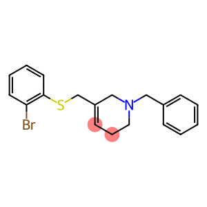 1-benzyl-5-(((2-broMophenyl)thio)Methyl)-1,2,3,6-tetrahydropyridine