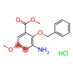 Methyl 3-amino-2-(benzyloxy)-5-methoxybenzoate hydrochloride 95+%