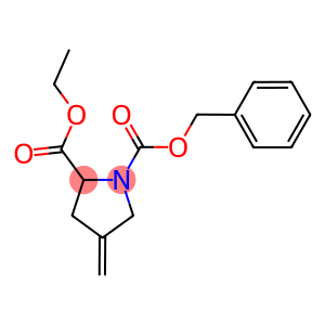 1-[(Benzyloxy)carbonyl]-2-(ethoxycarbonyl)-4-methylidenepyrrolidine, 4-Methyleneproline ethyl ester, N-CBZ protected