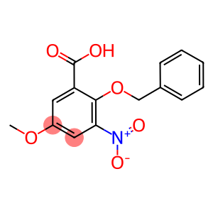 2-(Benzyloxy)-5-methoxy-3-nitrobenzoic acid 95+%