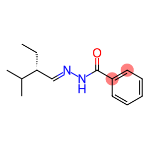 (+)-Benzoic acid N'-[(S)-2-ethyl-3-methylbutylidene] hydrazide