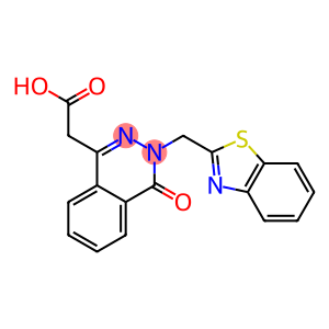 3-[(2-Benzothiazolyl)methyl]-3,4-dihydro-4-oxophthalazine-1-acetic acid