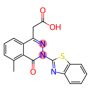 3-(2-Benzothiazolyl)-5-methyl-3,4-dihydro-4-oxophthalazine-1-acetic acid