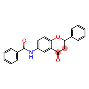 6-Benzoylamino-2-phenylchroman-4-one