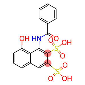 1-Benzoylamino-8-naphthol disulfonic acid