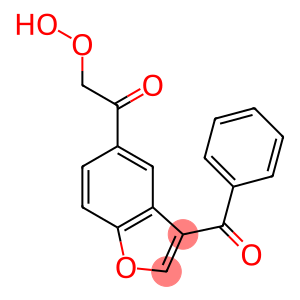 3-Benzoyl-5-(hydroperoxyacetyl)benzofuran