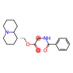 (Benzoylamino)acetic acid [[(1R)-octahydro-2H-quinolizin]-1-ylmethyl] ester