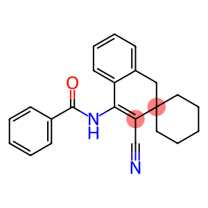 4-(Benzoylamino)spiro[naphthalene-2(1H),1'-cyclohexane]-3-carbonitrile