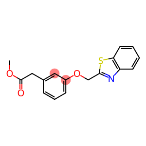 3-(2-Benzothiazolylmethoxy)benzeneacetic acid methyl ester